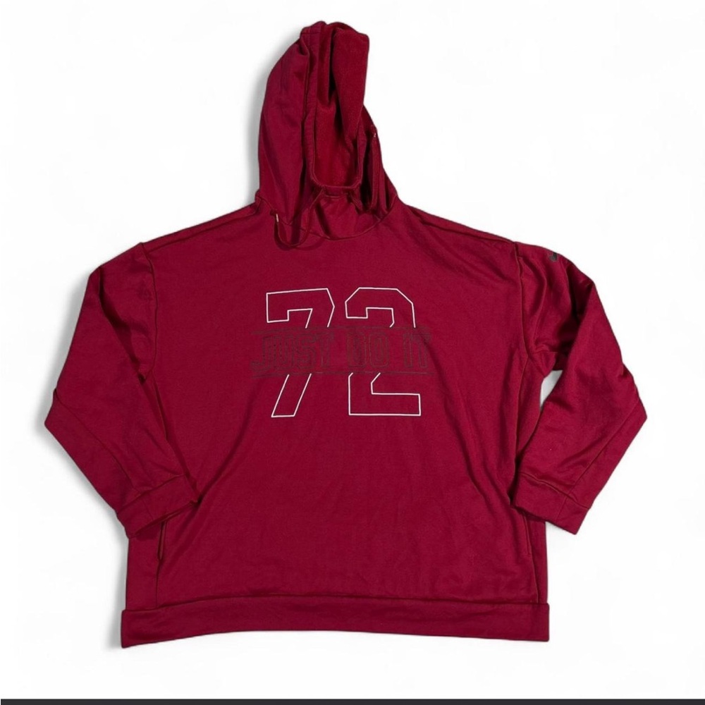 Nike red hoodie Size L
